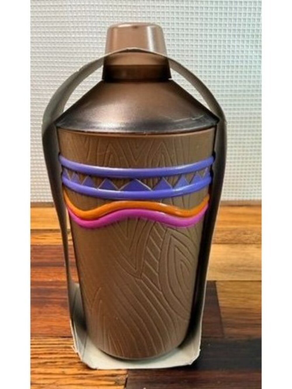 Vintage Plastic Tiki Barware Bundle – Shaker, Goblets, & Packaged Shot Glass Set - Picture 6 of 12